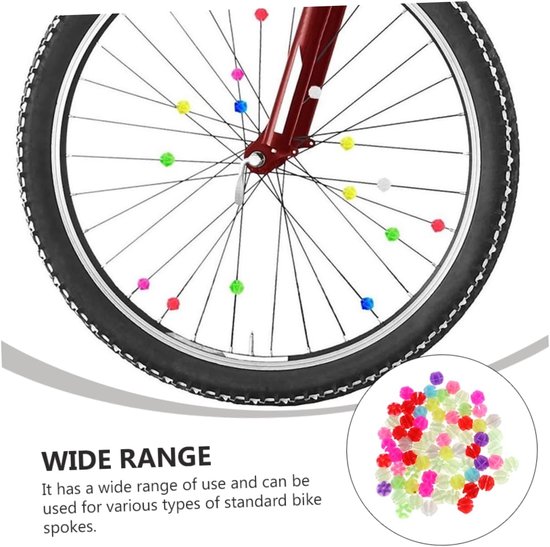 Fietswiel Spaakkralen - Decoratieve Clips - Kinderfiets Versieren - Lichtgevend Materiaal - 15 cm - Diverse Kleuren — afbeelding 4