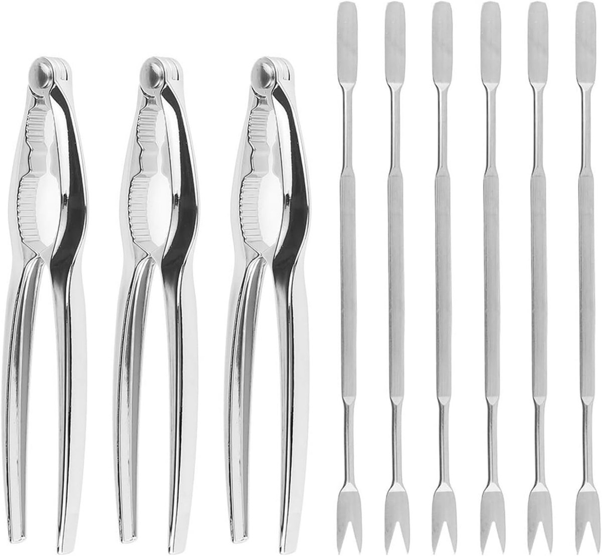 Zeevruchten Gereedschap - Krab Tang - Zeevruchten Eten - 9 Delige Set - 16 cm