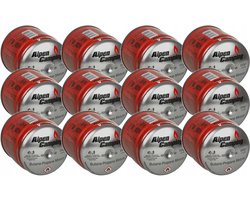 Gaspatroon Propaan Butaan - Energiebron Container - Kamperen Koken Soldeer - GAS-Stop Systeem - 400 ml 190 g - Rood