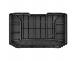 FROGUM Kofferbakmat - Rubber - Geschikt voor NISSAN NOTE I (2006-2012) - Hatchback - Lage laadvloer - Organizer functie - Zwart