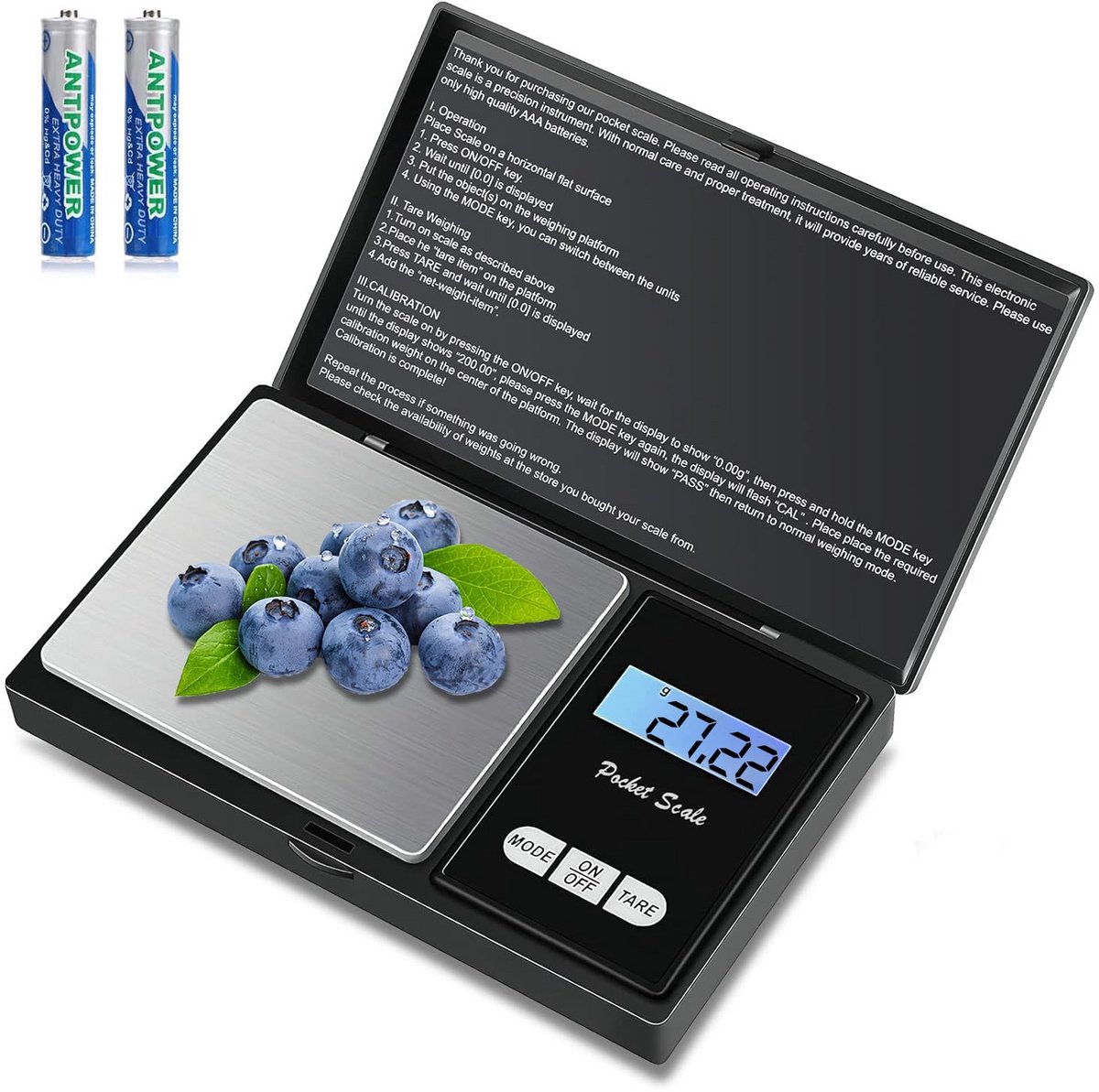 Digitale Precisie Weegschaal 500g met 0.01g Nauwkeurigheid - Mini Zakweegschaal