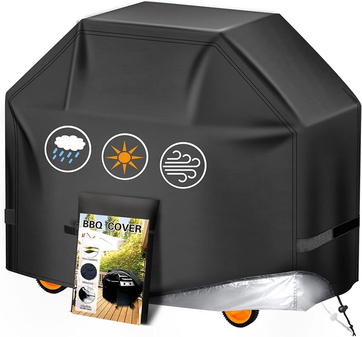 Waterdichte BBQ Hoes voor Gasbarbecues tot 140 cm - UV-bestendig