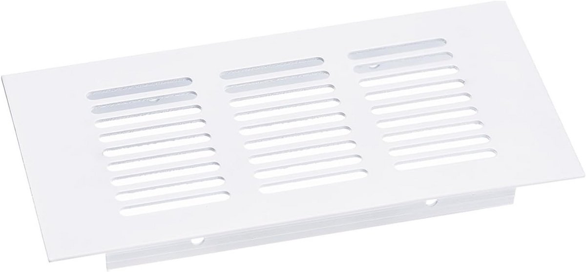 Ventilatierooster Afdekking Wit Rechthoekig 150x100mm Aluminiumlegering voor Kast en Ventilatie
