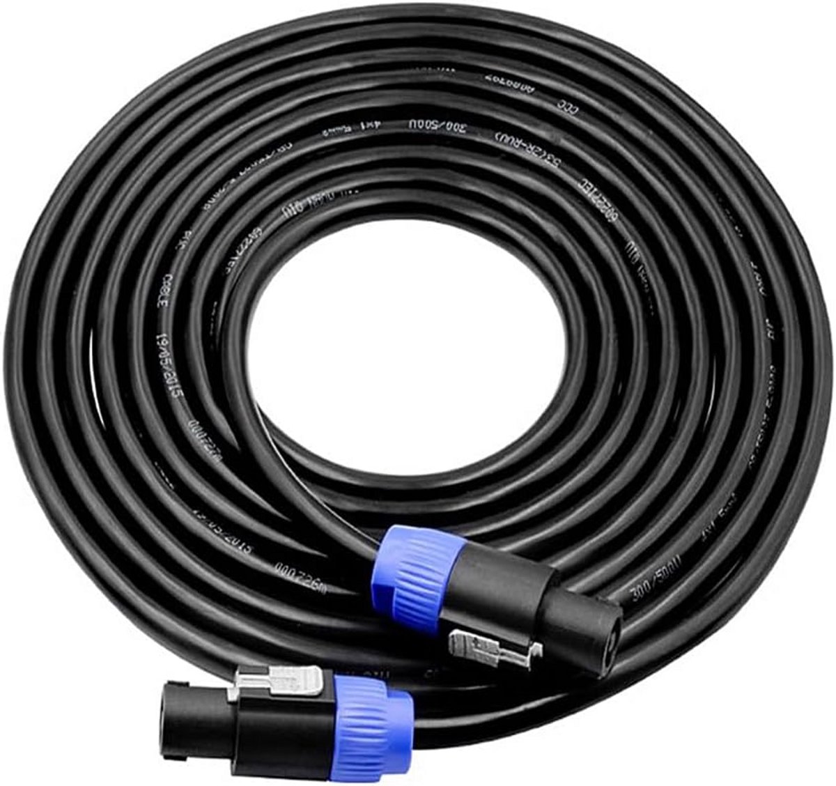 Professionele 1 Meter Luidsprekerkabel met Speakon Connectoren