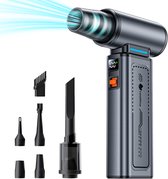 Leafline® 3-en-1 Air Duster Sans fil – Rechargeable 8000mAh - 130 000 RPM – Air comprimé – Compressed Air – 6 Accessoires – 100 Niveaux