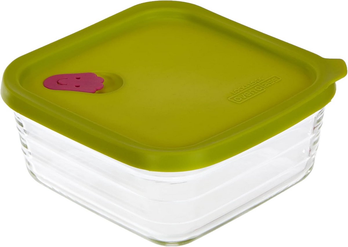 Ovenschaal van Borosilicaatglas met Deksel - Magnetron, Oven en Vriezer Geschikt