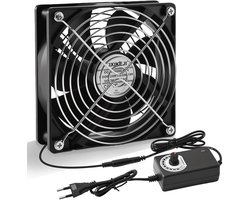 Krachtige 120mm Computer Ventilator met Instelbare Snelheid voor PC en Router Koeling