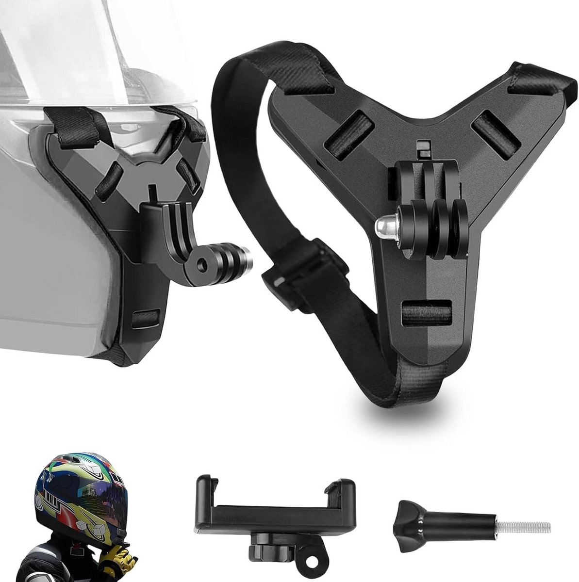 Universele Actiecamera Kinbevestiging voor Motor, Fiets en Outdoor Avonturen - Zonder Gereedschap