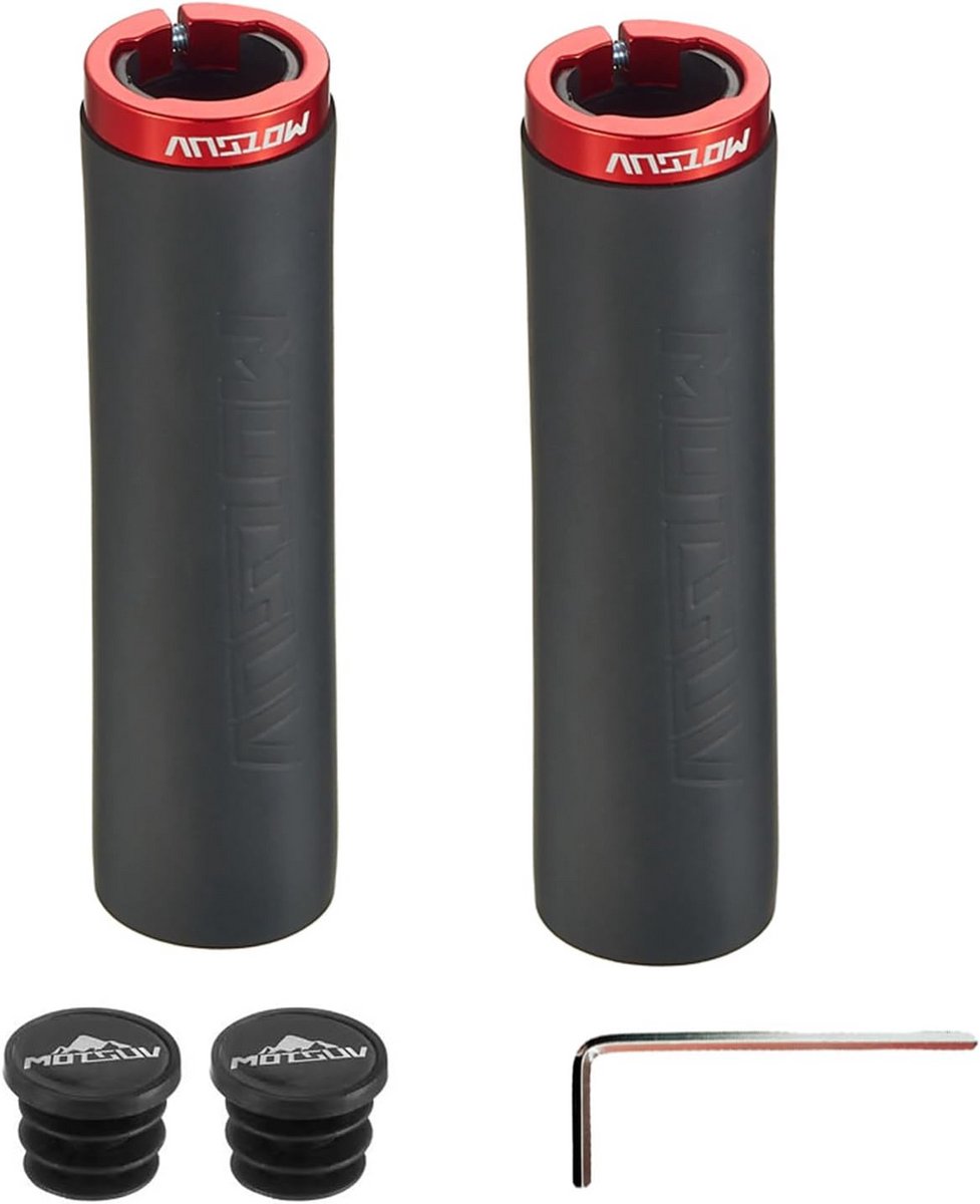 Ergonomische Fiets Handgrepen met Enkele Klemring - Soft Grip Antislip voor MTB, Racefiets en Stadsfiets