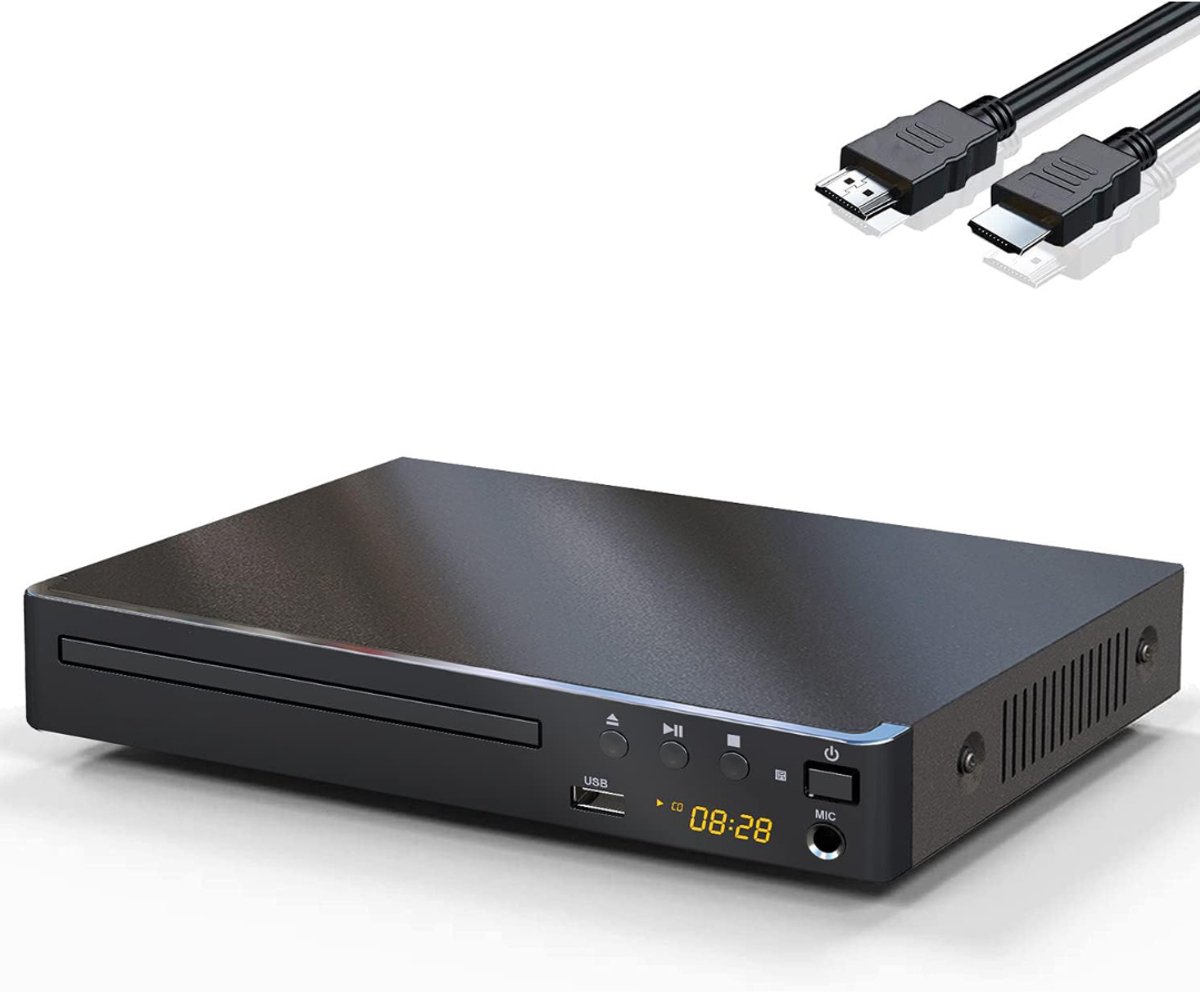 NBAP® DVD Speler met HDMI - Blu Ray Spelers - Externe DVVD Speler - Zwart