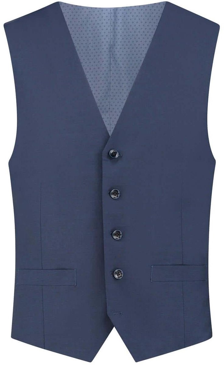 GENTS - Gilet / Vest heren - - Polyblend - Royal Blue - Maat 60/60