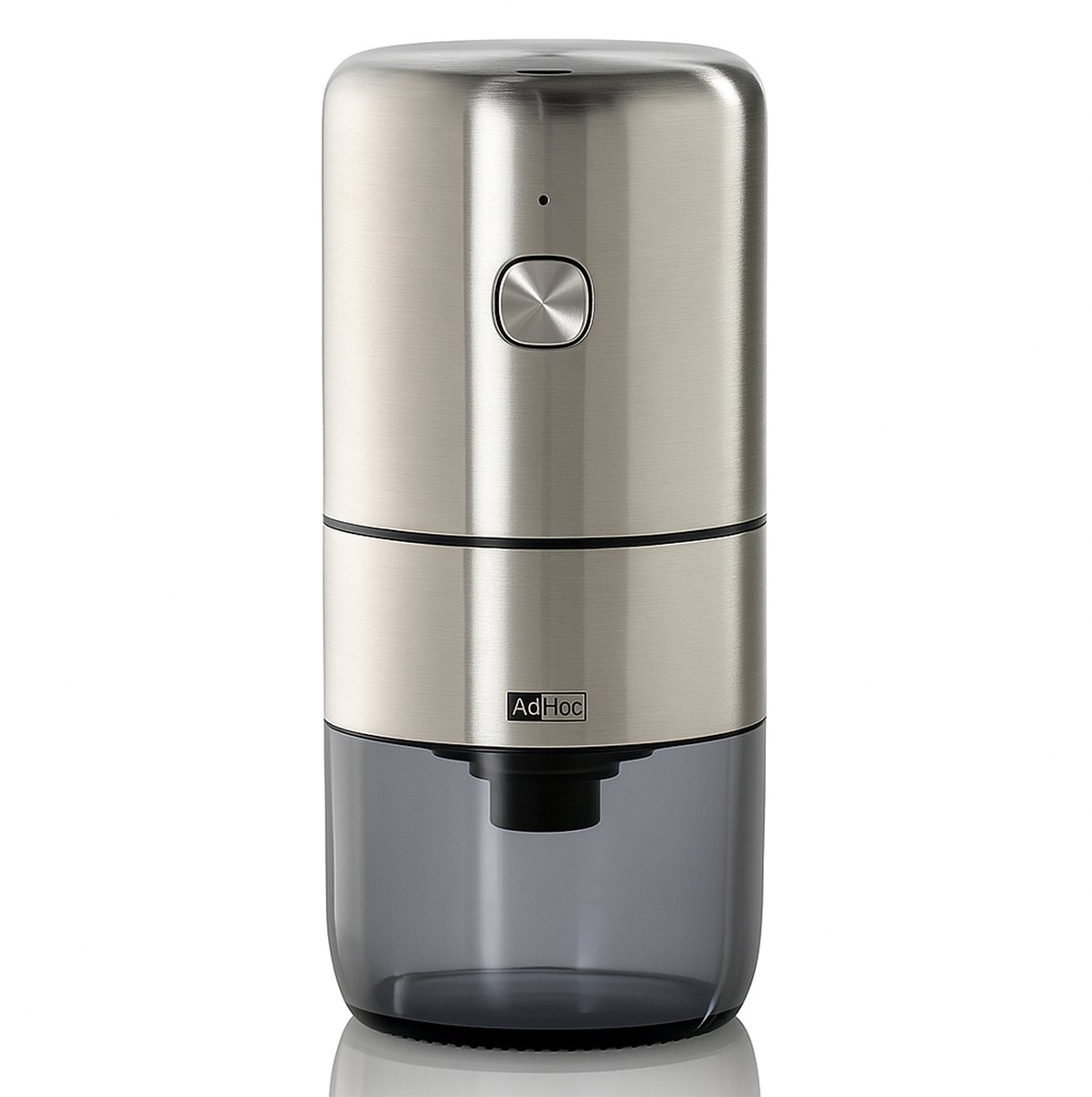 AdHoc i.Mill Elektrische Koffiemolen - Oplaadbaar (USB-C) - Keramisch Maalwerk CeraCutXL - RVS