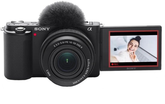 Sony Vlogcamera ZV-E10 - Compacte Systeemcamera met 16-50mm Lens | bol