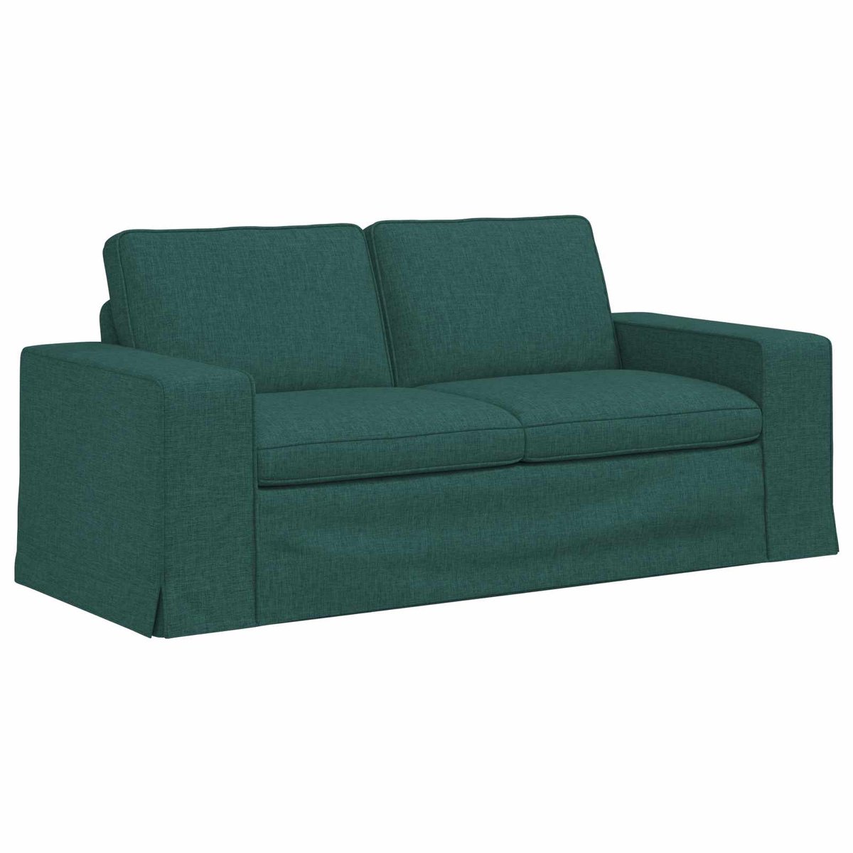 vidaXL Bank - Donkergroen - 182 - x - 80 - x - 82 - cm - Stof