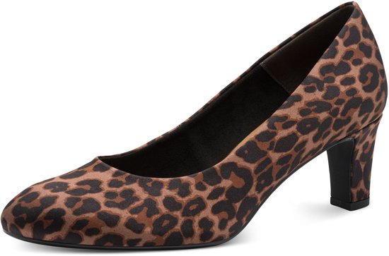 Tamaris damespumps 1-22418-41-3A0 Vrouwenschoenen veganistisch Textiel luipaard