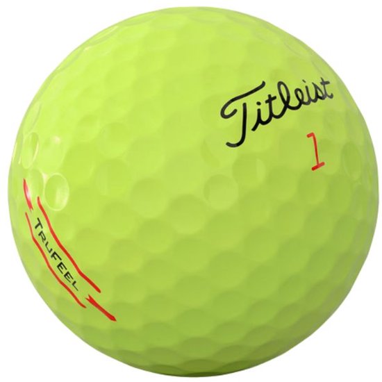 Titleist TruFeel Golfballen Geel 2026 van Merkloos — afbeelding 4