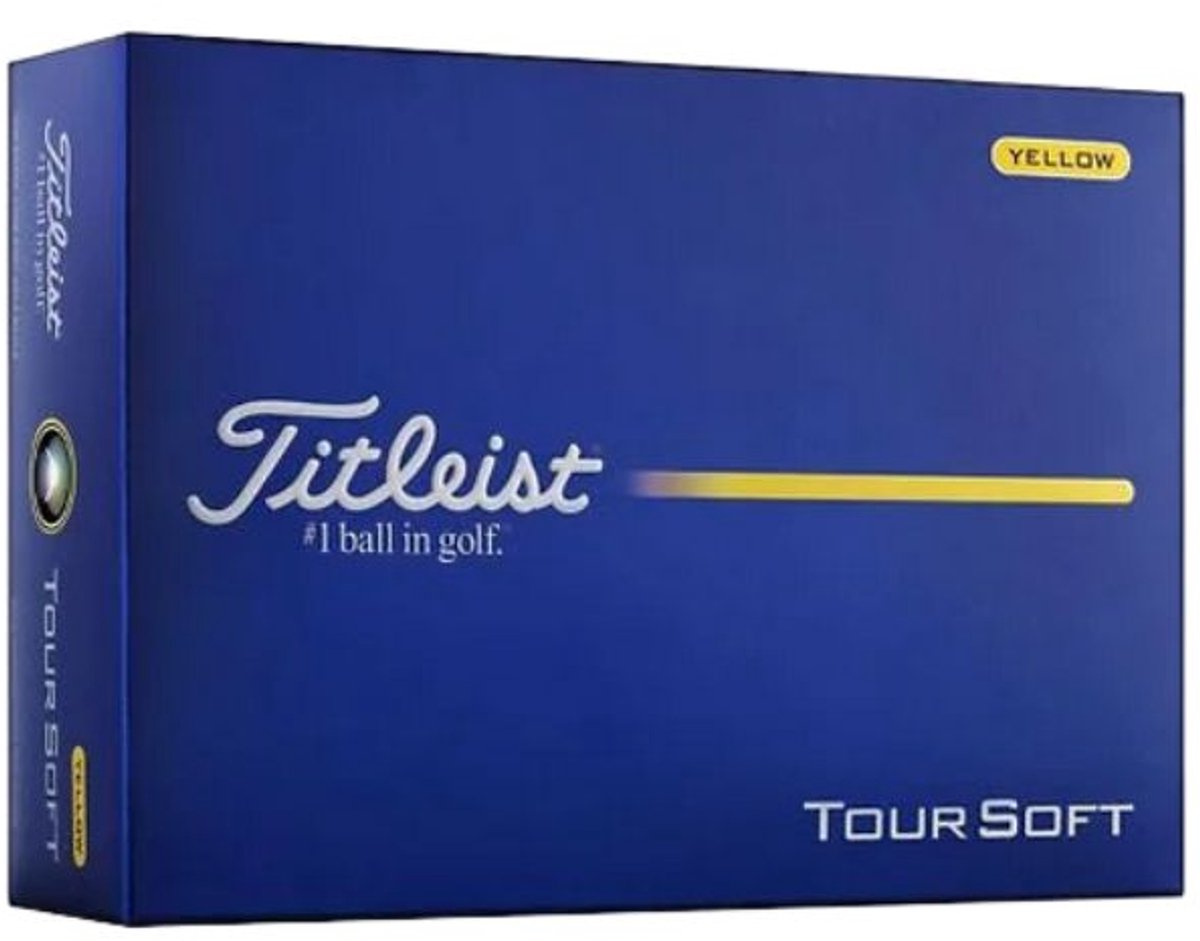 Titleist Tour Soft Golfballen Geel 2026