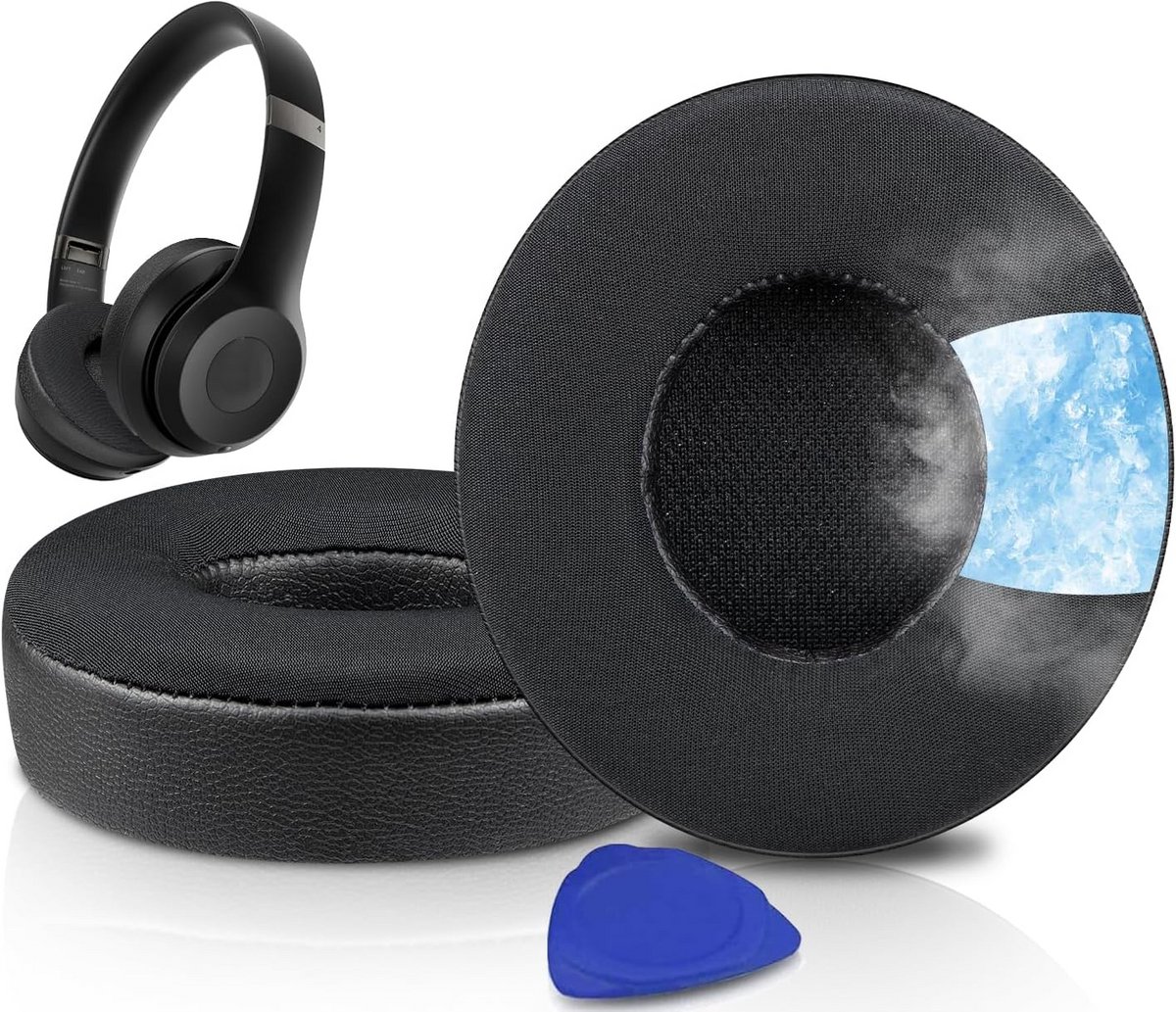 Verkoelende Gel Earpads Vervanging voor Beats Solo 4 On-Ear Koptelefoons