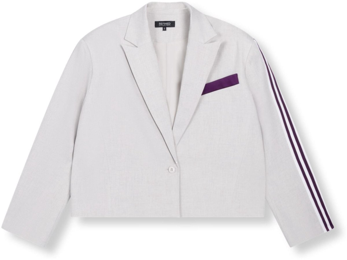 Refined Department Blazer Jackie Blazer R2602457891 003 Creamy White Dames Maat - XL