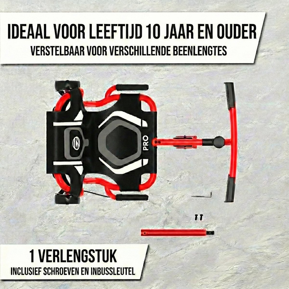 EzyRoller Pro X skelter - Waveroller van 10 tot 17+ jaar - Vanaf 135 cm en tot 80 kg - Verstelbare driewieler - Roze — afbeelding 6