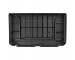 FROGUM Kofferbakmat - Rubber - Geschikt voor OPEL CORSA E (2014-2019) - Hatchback - Hoge laadvloer - Organizer functie - Zwart