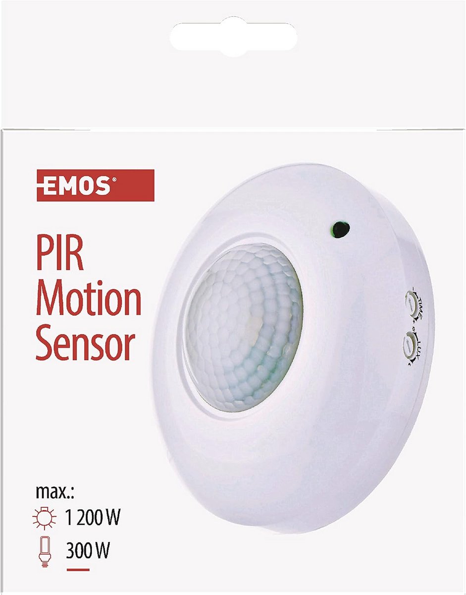 Bewegingsmelder IP44 - PIR Sensor Buitenverlichting - Wit