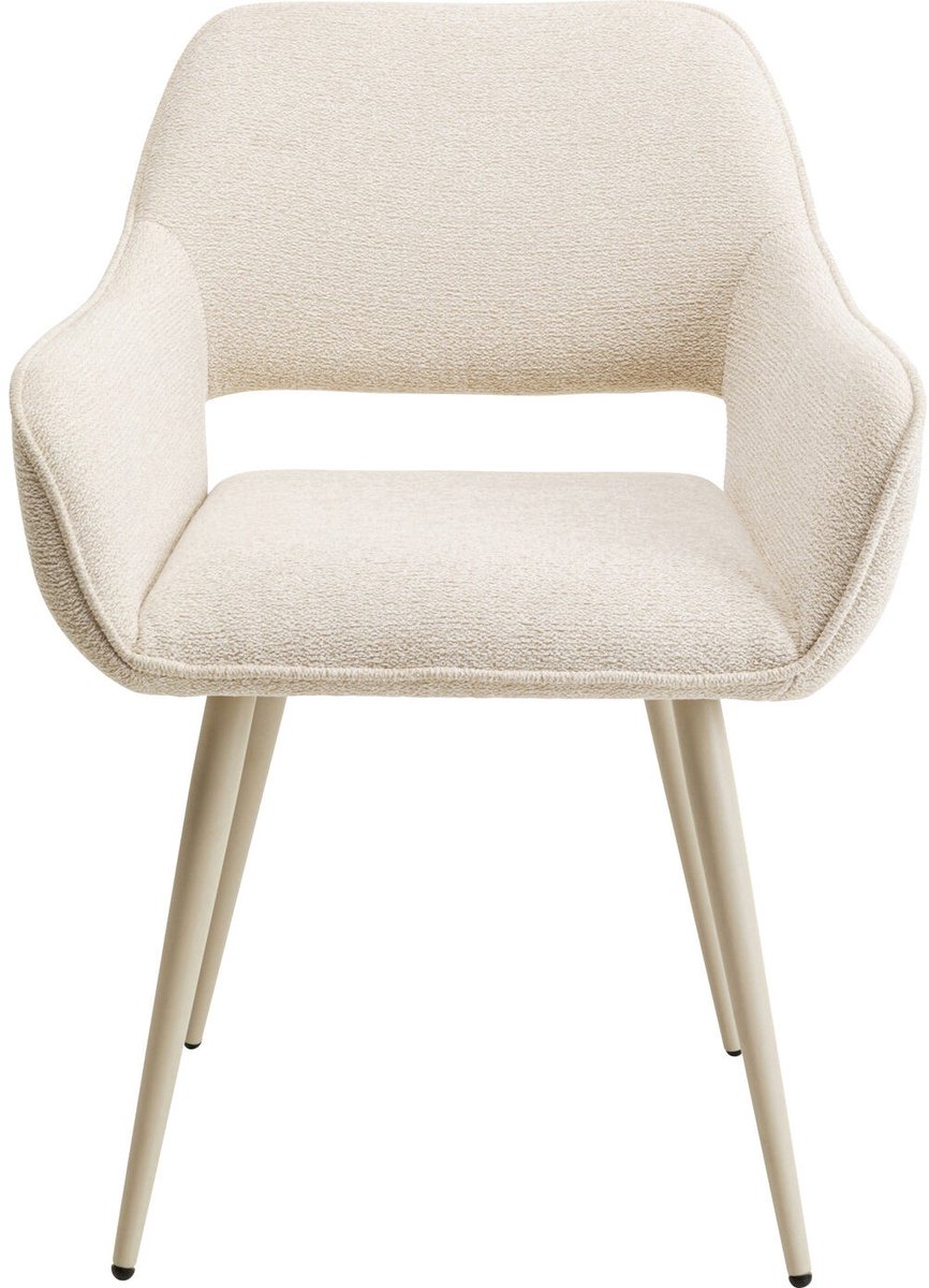 Stoel met armleuningen San Francisco creme Kare Design