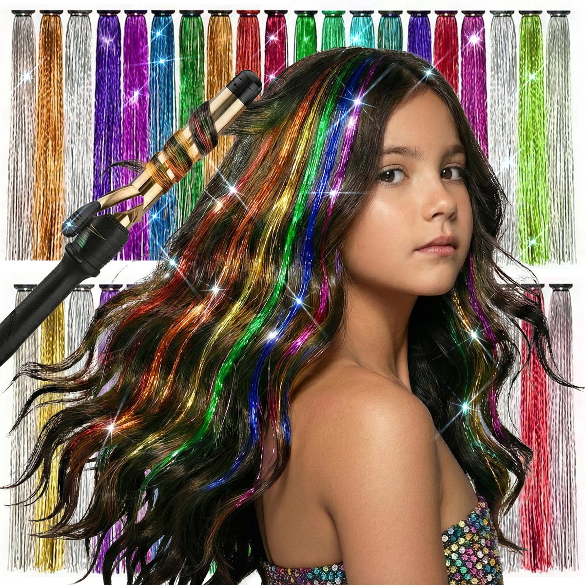 Learnlogic Laser Haar Extensions voor meisjes 17 Kleuren Kleurecht vervaagt niet laat geen kleur achter op meubels of muren ouders hoeven zich geen zorgen te maken over extra schoonmaak en dat kinderen de kleur inslikken Cadeaus voor meisjes