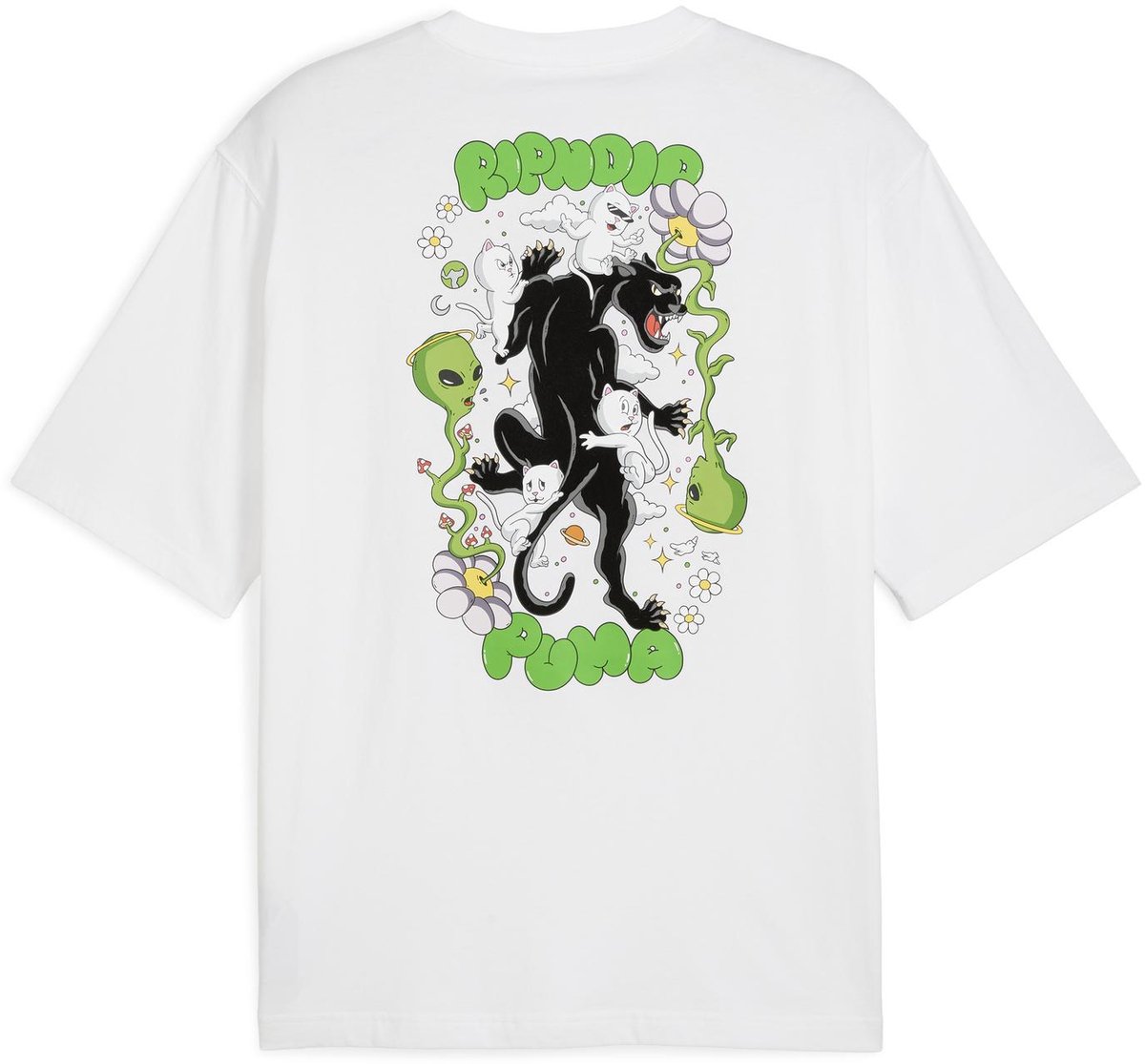 PUMA T-SHIRT X RIPNDIP BOXY GRAPHIC 63241302 r Wit