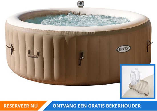 Bulle Intex Pure Spa - Jacuzzi Sahara - 169x71 cm - 4 personnes