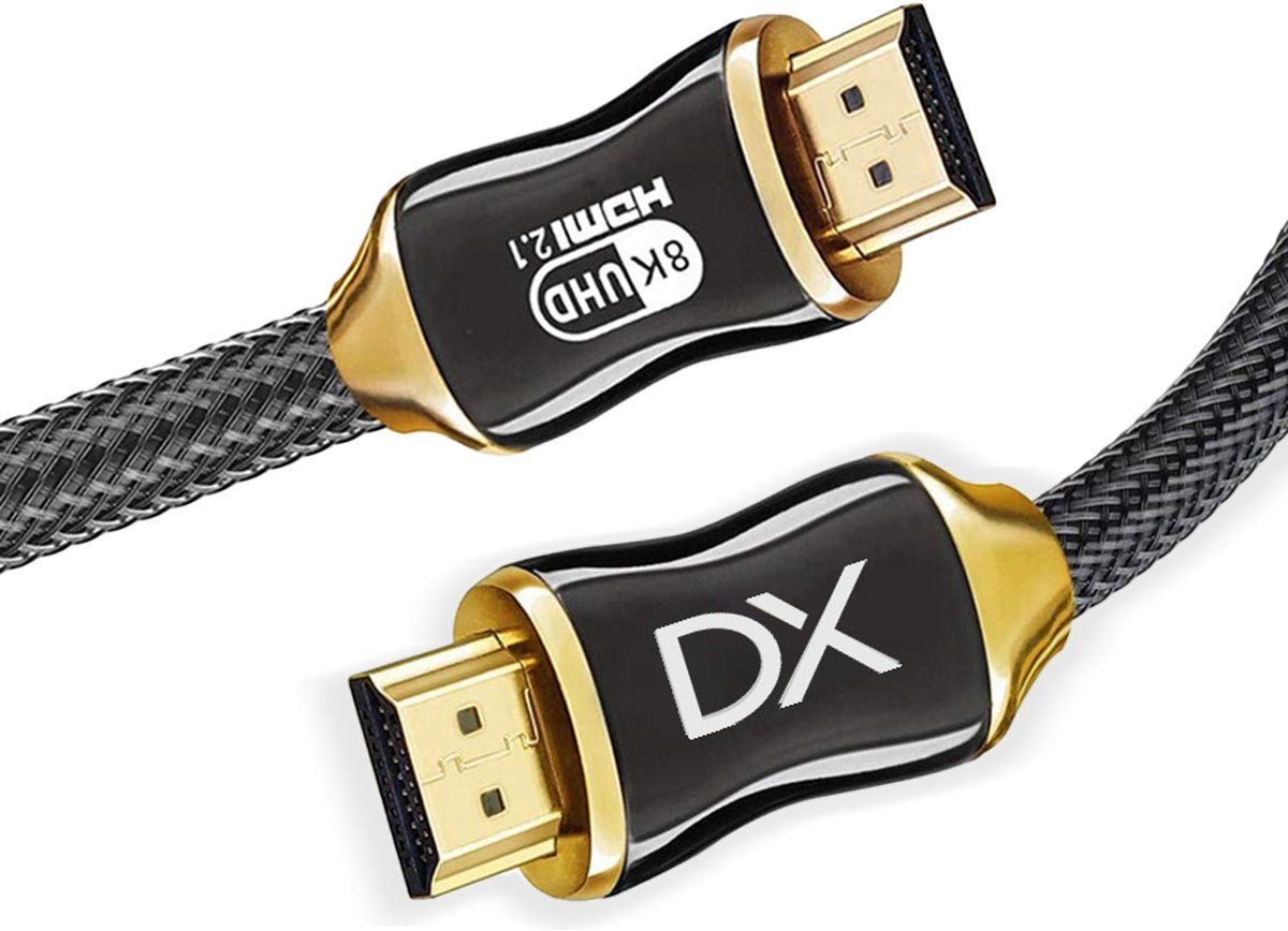 Bol.com Douxe HDMI Kabel 2.1 - 4K Ultra High Speed (120hz) - HDMI Kabel 8K (60hz) - HDMI naar HDMI - 3 Meter aanbieding