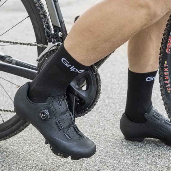 GripGrab - RIDE Regular Cut Zomer Fietssokken 3 Paar Wielersport Coolmax Sokken - Unisex - Wit van Gripgrab — afbeelding 2