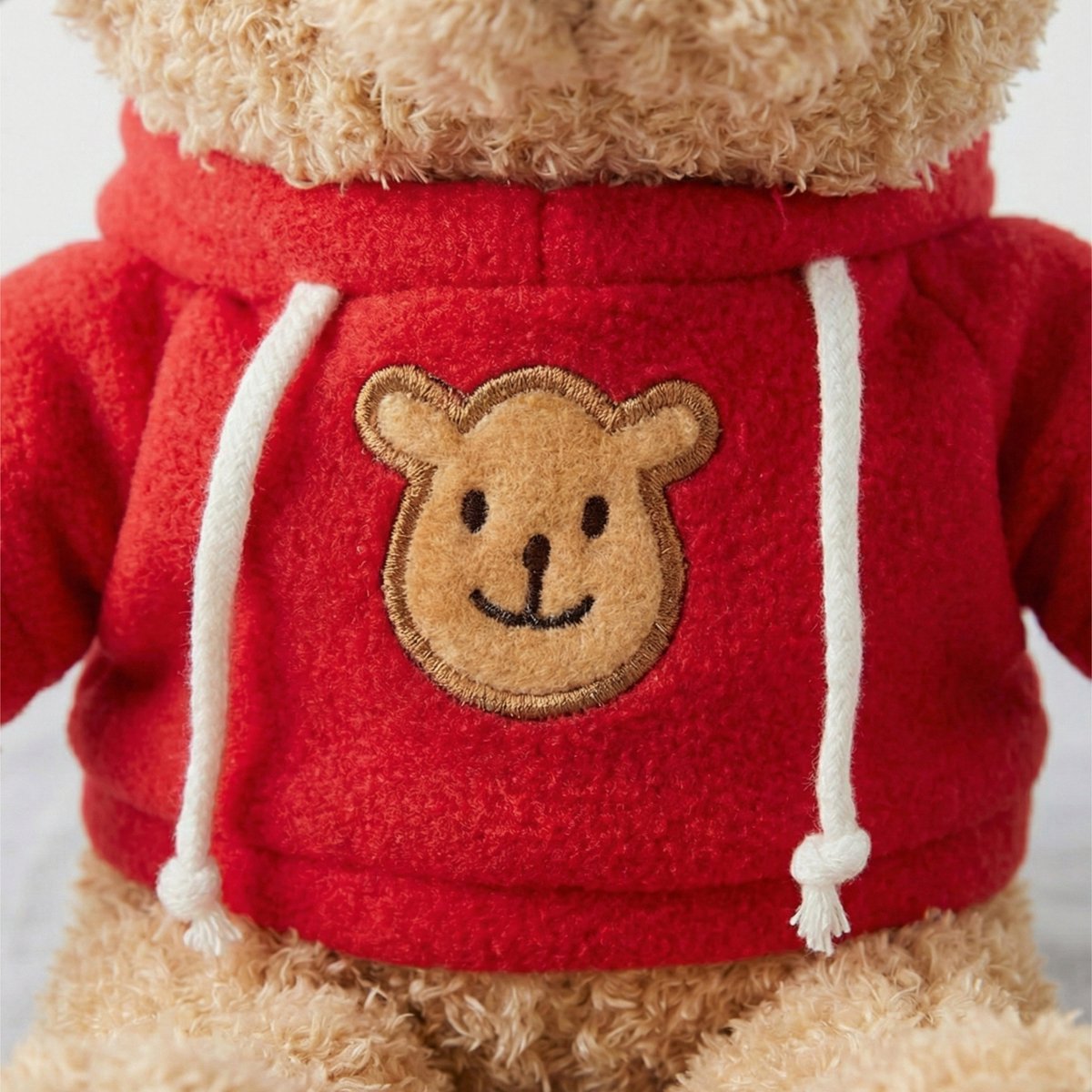 Boncy® Knuffelbeer - Teddybeer Knuffel met Rode Trui - Pluche Knuffels Bruin - Valentijn Cadeau of Baby Teddy Beer - 30cm Groot - Cadeautje Verjaardag — afbeelding 2