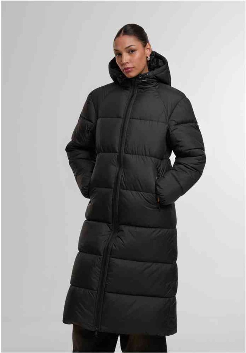 Urban Classics Ultra Long Winterjas XS Zwart