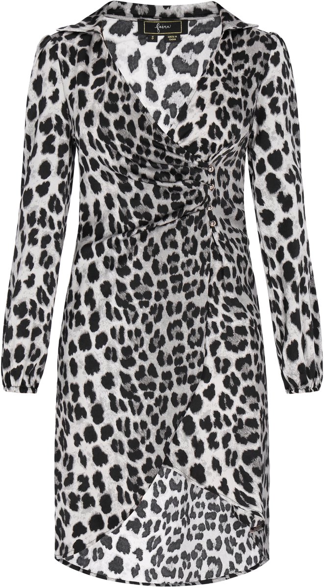 Faina Dress navy leo