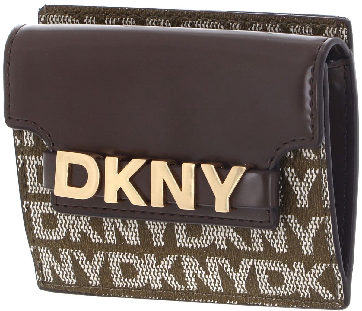 DKNY kaarthouder Avril Card Case Chino / Chocolate bruine