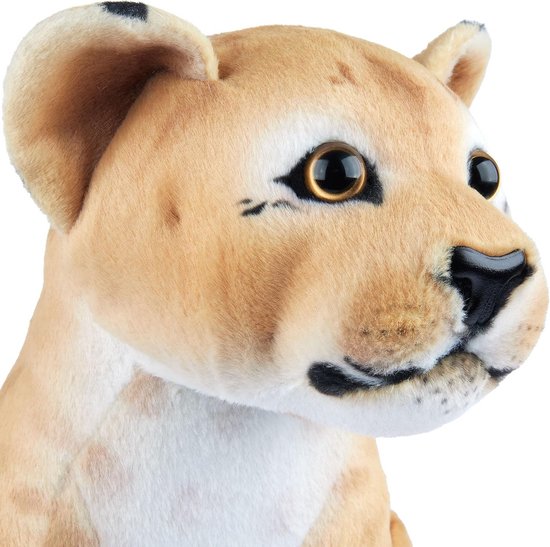 Zachte Leeuwin Knuffel 30 cm - Pluche Dier voor Kinderen en Baby's — afbeelding 3