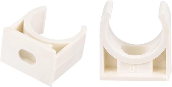 Allecto- Buisklemmen 48 stuks - U-vormige - PPR - Slanghouder
