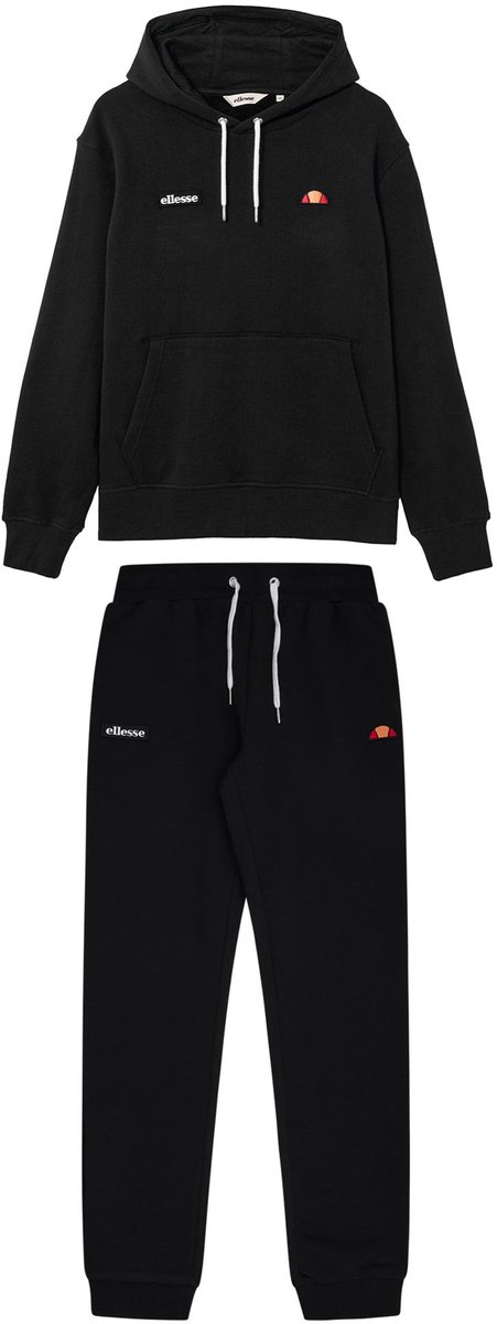 Ellesse Trainingspak TRACCOTA OH HOODY & JOG PAN SET Zwart