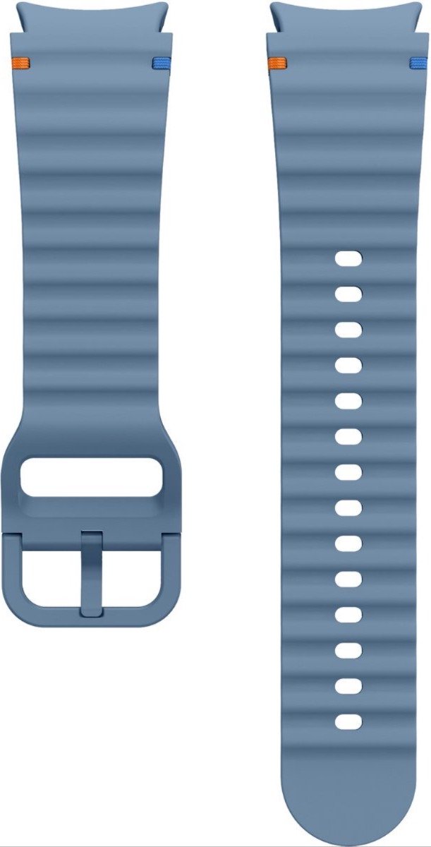 Scoby - Smartwatch bandje - Siliconen band - Horlogeband - Watch Strap - Geschikt voor Samsung Galaxy Watch 7 - 40 & 44mm - Blauw