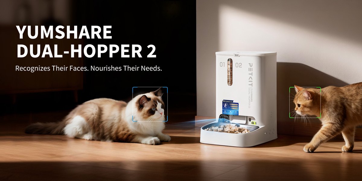 PETKIT - YumShare Dual Hopper 2 met camera thumbnail 4