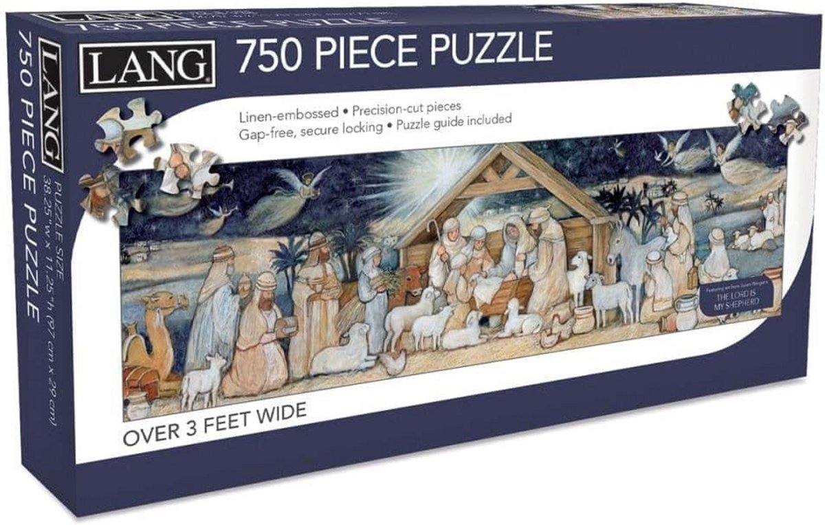 Panoramische Puzzel 750 Stukken - Geboorte Scène