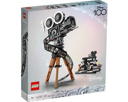 LEGO Disney Walt Disney eerbetoon – camera 100ste Verjaardag Set voor Volwassenen - 43230
