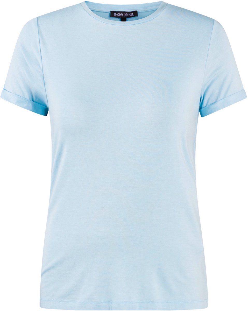 BASE LEVEL Yalba T-Shirt - Light Blue - maat 48