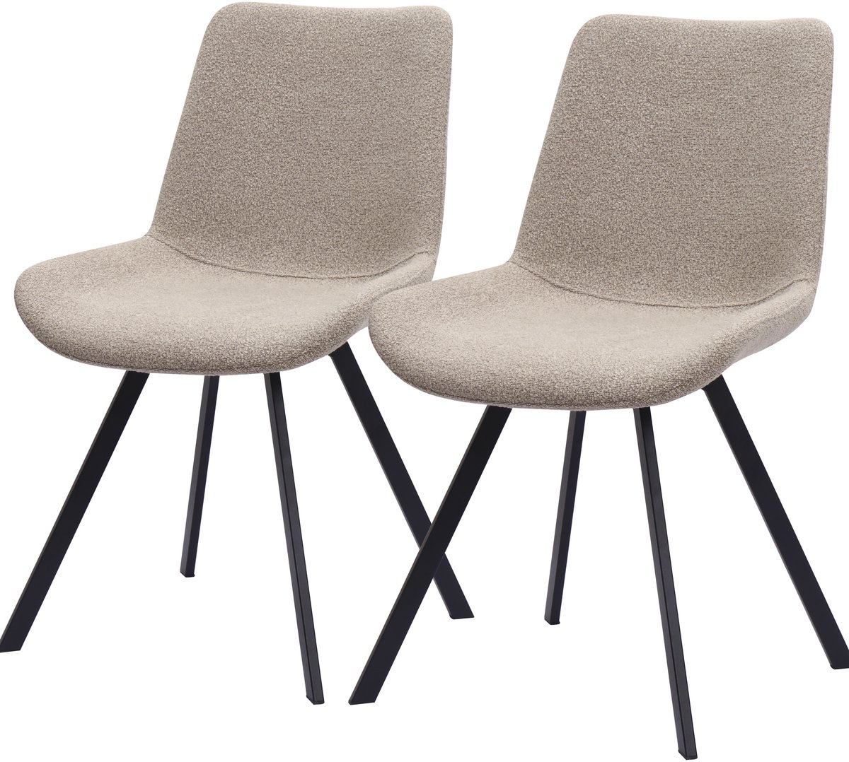 STILVORA Eetkamerstoel - 360 Graden Draaibaar - Set Van 2 - Ergonomisch Comfort - Voor Eethoek En Woonkamer - Khaki