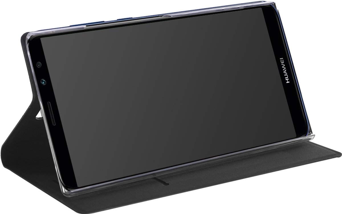 Bigben Connected, Hoesje geschikt voor Huawei Mate 10 Lite - Folio met Standaard & Kaarthouder, Zwart