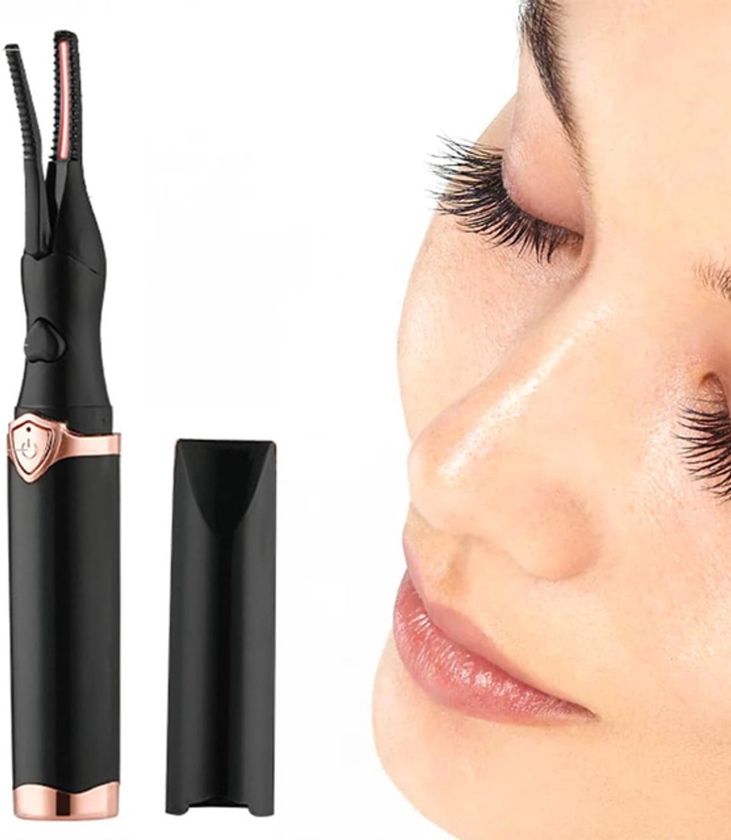 Elektrische Wimperkruller - Wimperkruller - Wimperkruller - Drie warmtestanden - Zwart - ABS