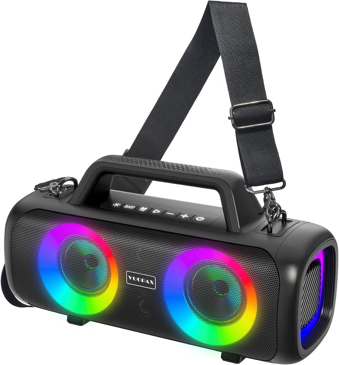 Draagbare Bluetooth Speaker - Draadloze Geluidsbox - Outdoor Feestjes - 140W Peak Vermogen - 38.9 x 17.8 cm