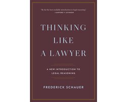 Omslag van Thinking Like A Lawyer
