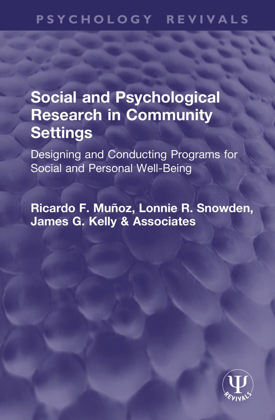 Psychology Revivals- Social and Psychological Research in Co ... - cover